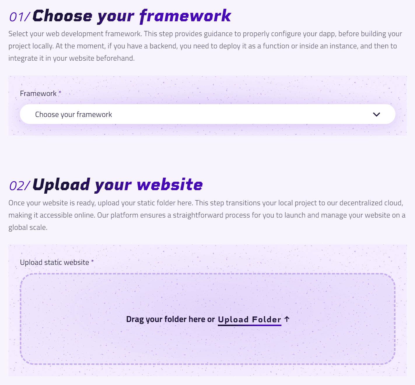 Deploy your website